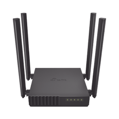 Router Inalámbrico doble banda AC, 2.4 GHz y 5 GHz Hasta 1200 Mbps, 4 antenas externas omnidireccional, 4 Puertos LAN 10/100 Mbps, 1 Puerto WAN 10/100 Mbps, Versión 6