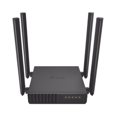 Router Inalámbrico doble banda AC, 2.4 GHz y 5 GHz Hasta 1200 Mbps, 4 antenas externas omnidireccional, 4 Puertos LAN 10/100 Mbps, 1 Puerto WAN 10/100 Mbps, Versión 6