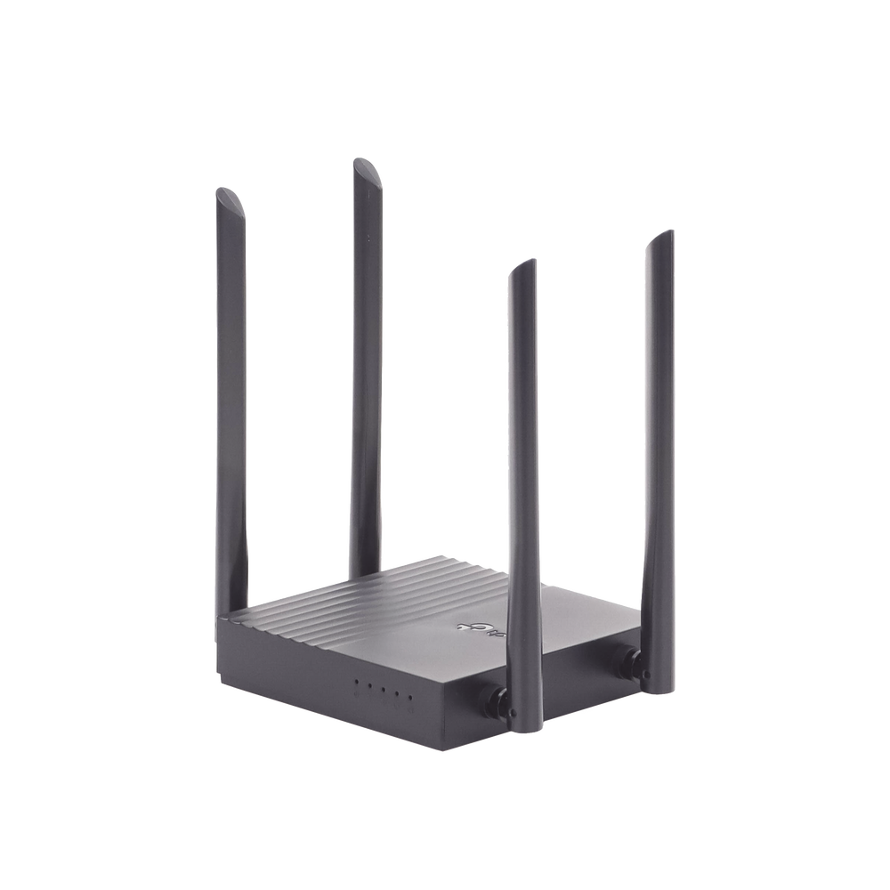 Router Inalámbrico AC 1200 / Doble Banda MU-MIMO / 1 puerto WAN 10/100/1000 Mbps / 4 puertos LAN 10/100/1000 Mbps / Compatible con EasyMesh / Administración Web o App Tether