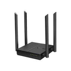 Router Inalámbrico AC 1200 / Doble Banda MU-MIMO / 1 puerto WAN 10/100/1000 Mbps / 4 puertos LAN 10/100/1000 Mbps / Compatible con EasyMesh / Administración Web o App Tether