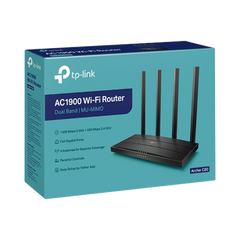 Router inalámbrico WiFi 5 ac / Wave 2 MU-MIMO 3x3 1900 Mbps / Doble Banda 2.4 y 5 GHz / 1 puerto WAN 10/100/1000 Mbps / 4 puertos LAN 10/100/1000 Mbps / Tecnología Smart Connect / Compatible con EasyMesh