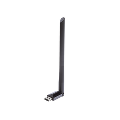 Adaptador  USB inalámbrico doble banda AC 600 Mbps, antena de alta ganancia.