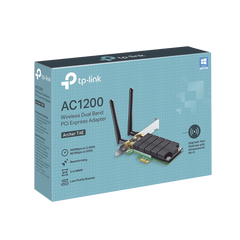 Adaptador  PCI inalámbrico doble banda AC 1200 Mbps / Antena de alta ganancia / Tecnología MU-MUMO 2X2 / Soporte de perfil bajo y Altura completa