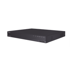 NVR 16 canales grabacion hasta 8MP / H.265 / P2P Wisenet / 16 puertos PoE Plug and Play / 80 Mbps para grabacion.