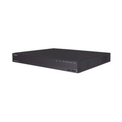 NVR 16 canales grabacion hasta 8MP / H.265 / P2P Wisenet / 16 puertos PoE Plug and Play / 80 Mbps para grabacion.