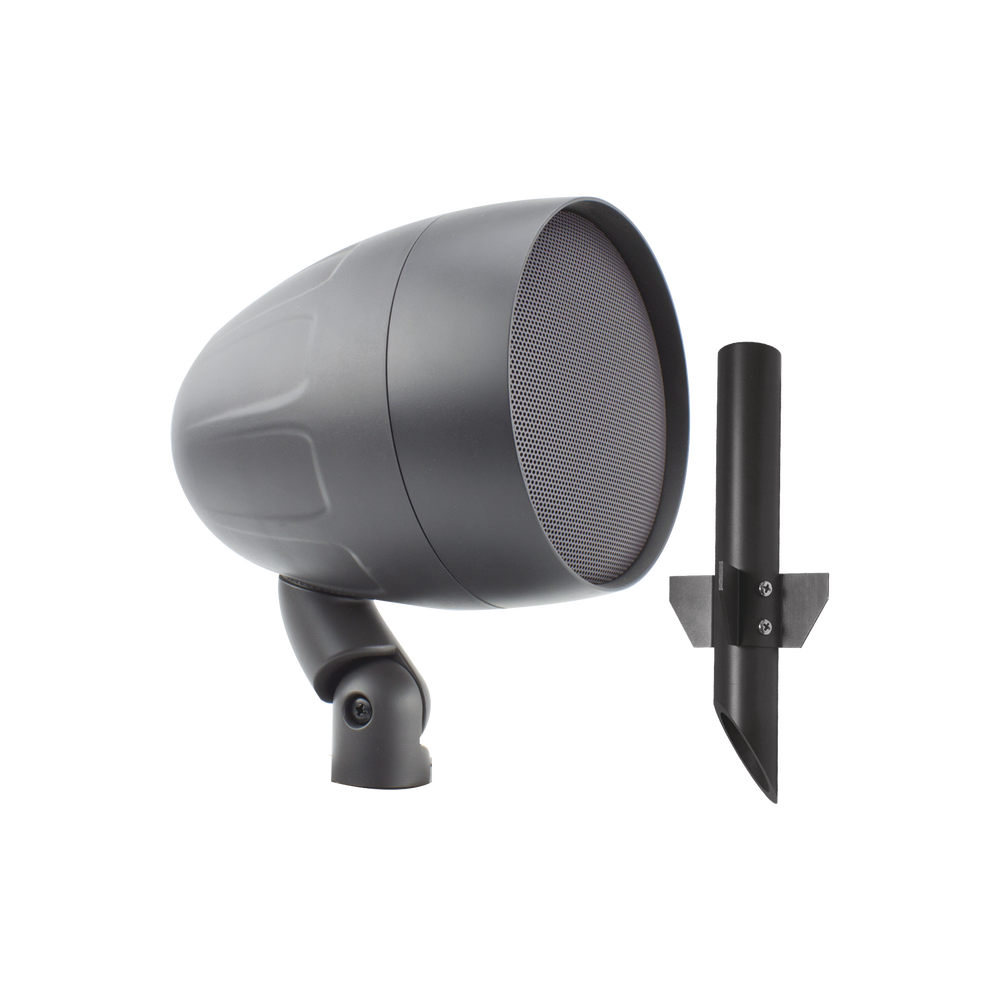 exterior | altavoz de 2 vías | Acoustiscape 6.5in | 50 Watts | 8 ohms| 70V/100V | Switchable | incluye estaca