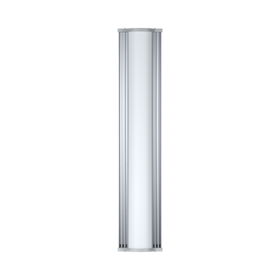 Antena sectorial de 100 grados, 20 dBi, 5150-5850 MHz , desempeño Carrier Class, integra BackShield para evitar lóbulos laterales
