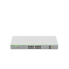 Switch PoE+ Gigabit WebSmart de 16 puertos 10/100/1000 Mbps (2 x Combo) + 2 puertos gigabit SFP (Combo), 185 W