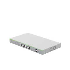 Switch PoE+ Gigabit WebSmart de 16 puertos 10/100/1000 Mbps (2 x Combo) + 2 puertos gigabit SFP (Combo), 185 W