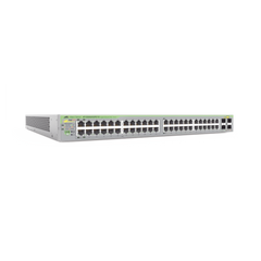 Gigabit webSmart switch, 48 Puertos Totales, 24c/PoE+ 10/100/1000T, 4 Puertos SFP