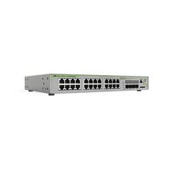 Switch Administrable CentreCOM GS970M, Capa 3 de 24 Puertos 10/100/1000 Mbps + 4 SFP Gigabit