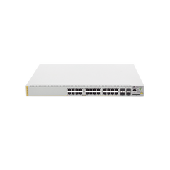 Switch PoE+ Administrable CentreCOM GS970M, Capa 3 de 24 Puertos 10/100/1000 Mbps + 4 SFP Gigabit, 370 W