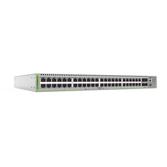 Switch Administrable CentreCOM GS980M, Capa 3 de 48 puertos 10/100/1000Mbps + 4 SFP Gigabit
