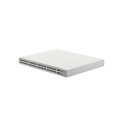Switch PoE+ Administrable CentreCOM GS980M, Capa 3 de 48 puertos 10/100/1000Mbps + 4 SFP Gigabit, 740 W