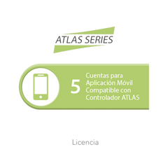 Licencia de 5 cuentas para aplicación Móvil compatible con controlador ATLAS
