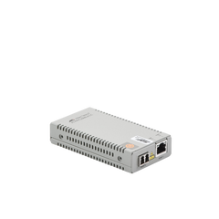 Convertidor de medios Gigabit Ethernet a fibra óptica, conector LC, monomodo (SMF), versión TAA (Trade Agreement Act), 10 km