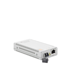 Convertidor de medios Gigabit Ethernet a fibra óptica, conector LC, multimodo (MMF), distancia de 220 hasta 500 m, con fuente de alimentación multi-región
