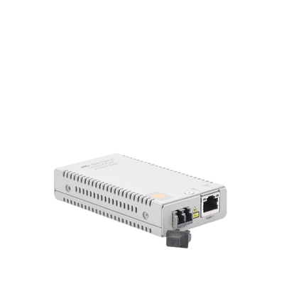 Convertidor de medios Gigabit Ethernet a fibra óptica, conector LC, multimodo (MMF), distancia de 220 hasta 500 m, con fuente de alimentación multi-región