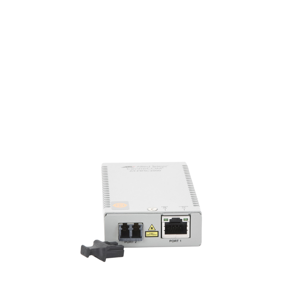Convertidor de medios Gigabit Ethernet a fibra óptica, conector LC, multimodo (MMF), distancia de 220 hasta 500 m, con fuente de alimentación multi-región