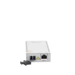 Convertidor de medios Gigabit Ethernet a fibra óptica, conector LC, multimodo (MMF), distancia de 220 hasta 500 m, con fuente de alimentación multi-región