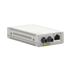 Convertidor de medios Fast Ethernet a fibra óptica, conector ST, multimodo (MMF), distancia hasta 2 km