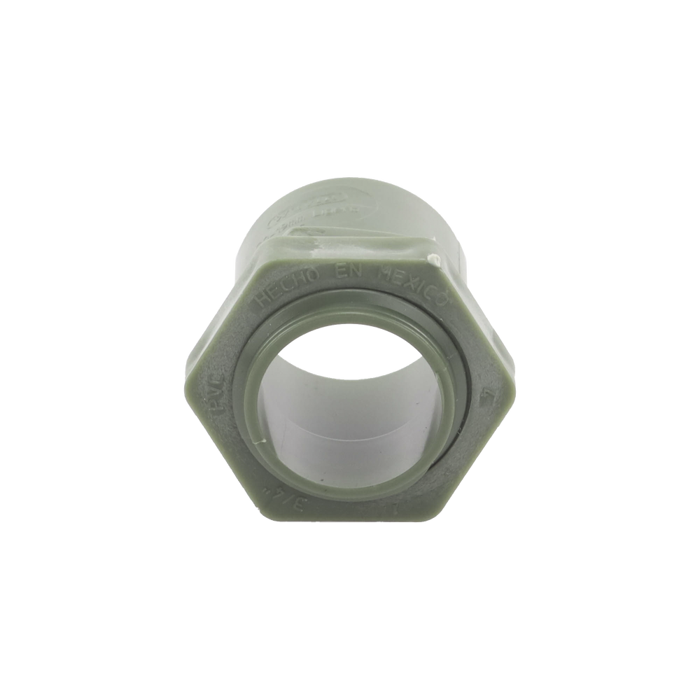 Conector para Tubería PVC Conduit Ligero de 3/4" (19 mm).