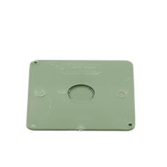 Tapa  para Caja Cuadrada de 1/2" para instalaciones con tubería PVC Conduit pesado.