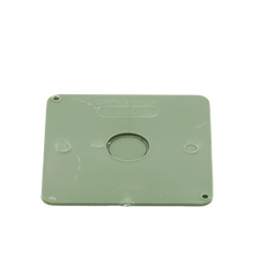 Tapa  para Caja Cuadrada de 1/2" para instalaciones con tubería PVC Conduit pesado.