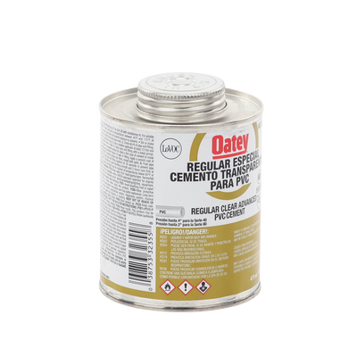 Pegamento / Cemento Claro de 473 ml para Tubo Conduit PVC Pesado.