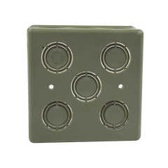Caja Cuadrada  de 1/2" - 3/4" para PVC Conduti Pesado.