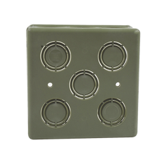 Caja Cuadrada  de 1/2" - 3/4" para PVC Conduti Pesado.