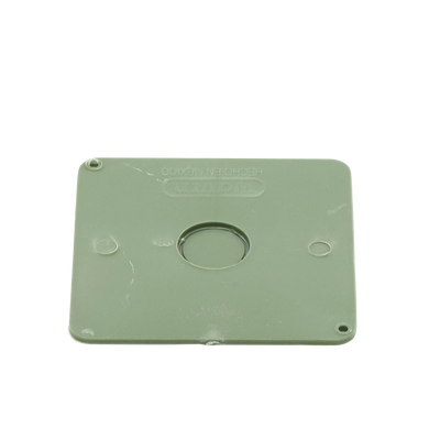 Tapa para Caja Cuadrada de 4 " para instalaciones con tubería PVC Conduit pesado.