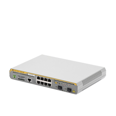 Switch Administrable Capa 3, 8 puertos 10/100/1000 Mbps + 2 puertos SFP Gigabit