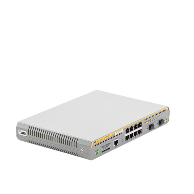 Switch Administrable Capa 3, 8 puertos 10/100/1000 Mbps + 2 puertos SFP Gigabit