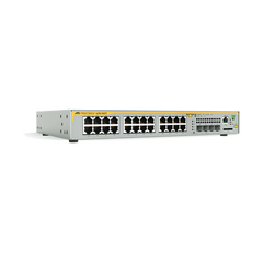 Switch Administrable Capa 3, 24 puertos 10/100/1000 Mbps + 4 puertos SFP Gigabit