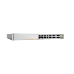 Switch PoE+ Stackeable Capa 3, 20 puertos 10/100/1000 Mbps + 4 x 100M/1G/2.5/5G-T + 4 puertos SFP+ 10 G, hasta 740 W, fuente redundante