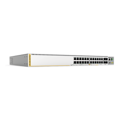 Switch Stackeable Capa 3, 20 puertos 10/100/1000 Mbps + 4 x 100M/1G/2.5/5G-T + 4 puertos SFP+ 10 G, fuente redundante