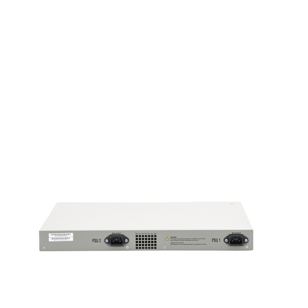 Switch inteligente de distribución o core, Stackeable, Capa 3, 24 x 1000 Mbps + 4 x SFP+ 10 G, Doble fuente de alimentación redundante