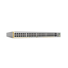 Switch L3 Stackable, 48x 10/100/1000-T PoE+, 4x SFP+, Fuente redundante integradas 740 Watts (TAA compliant version)