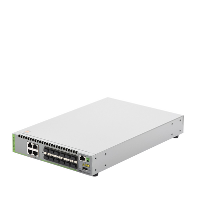 Switch Capa 3 Stackeable 10 Gigabit , 12 puertos SFP/SFP+ 10G y 4 puertos 100/1000/10G Base-T (RJ-45)