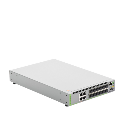 Switch Capa 3 Stackeable 10 Gigabit , 12 puertos SFP/SFP+ 10G y 4 puertos 100/1000/10G Base-T (RJ-45)