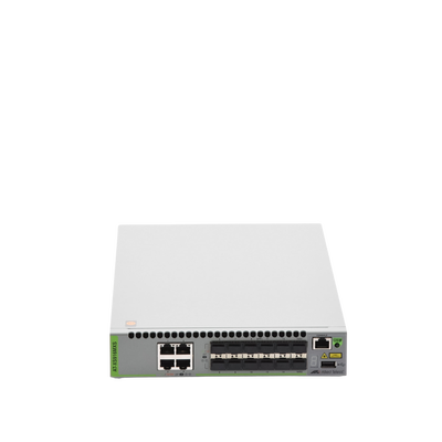 Switch Capa 3 Stackeable 10 Gigabit , 12 puertos SFP/SFP+ 10G y 4 puertos 100/1000/10G Base-T (RJ-45)