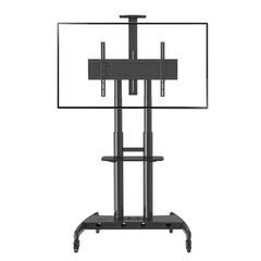 Soporte de Pantalla con Ruedas / Compatible con Monitores de 55"a 90" / Base para Colocar Accesorios Adicionales / Vesa 200*200 - 800*500/ Carga máxima: 90.9Kg (200Lbs)