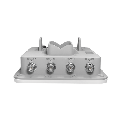 Punto de Acceso Industrial Super Wi-Fi 6 Conectorizado 2x2, Doble Banda Simultanea en 2.4 y 5 GHz, Hasta 400 m de Cobertura, 512 Usuarios Concurrentes