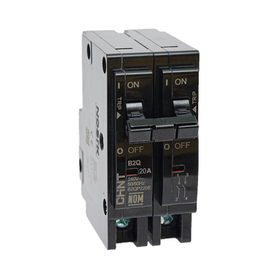 MCB - Interruptor Termomagnético Enchufable, Serie: B2Q, 2P, 50A, 240V  (SKU:1002285)