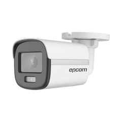 [ColorVu] Bala TURBOHD 3K (5 Megapixel) / Lente 2.8 mm / Micrófono Integrado / Imagen a Color 24/7  / Luz Blanca 20 mts / Exterior IP67 / dWDR / 4 Tecnologías / Metal