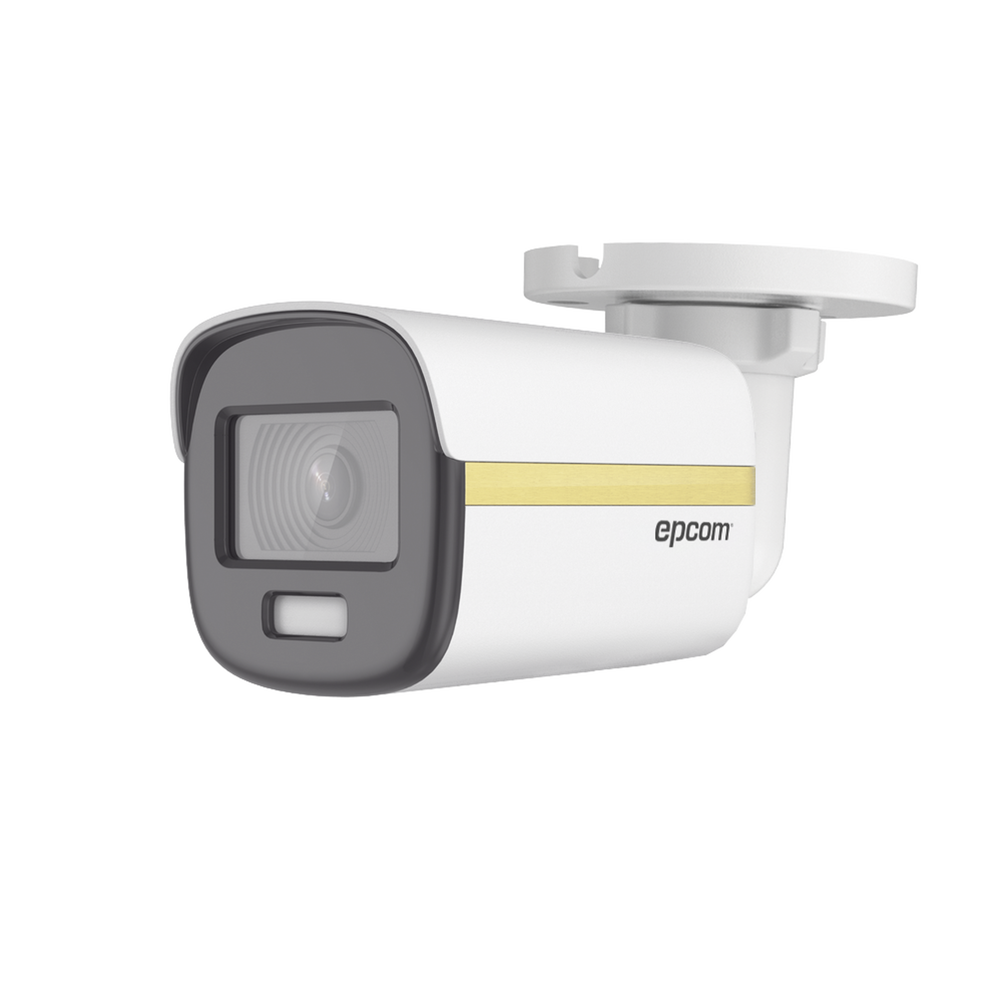 Bala TURBOHD 4K / Imagen a color 24/7 / Lente 2.8 mm / METAL / Luz Blanca 20 mts / Exterior IP67 / WDR 130 dB