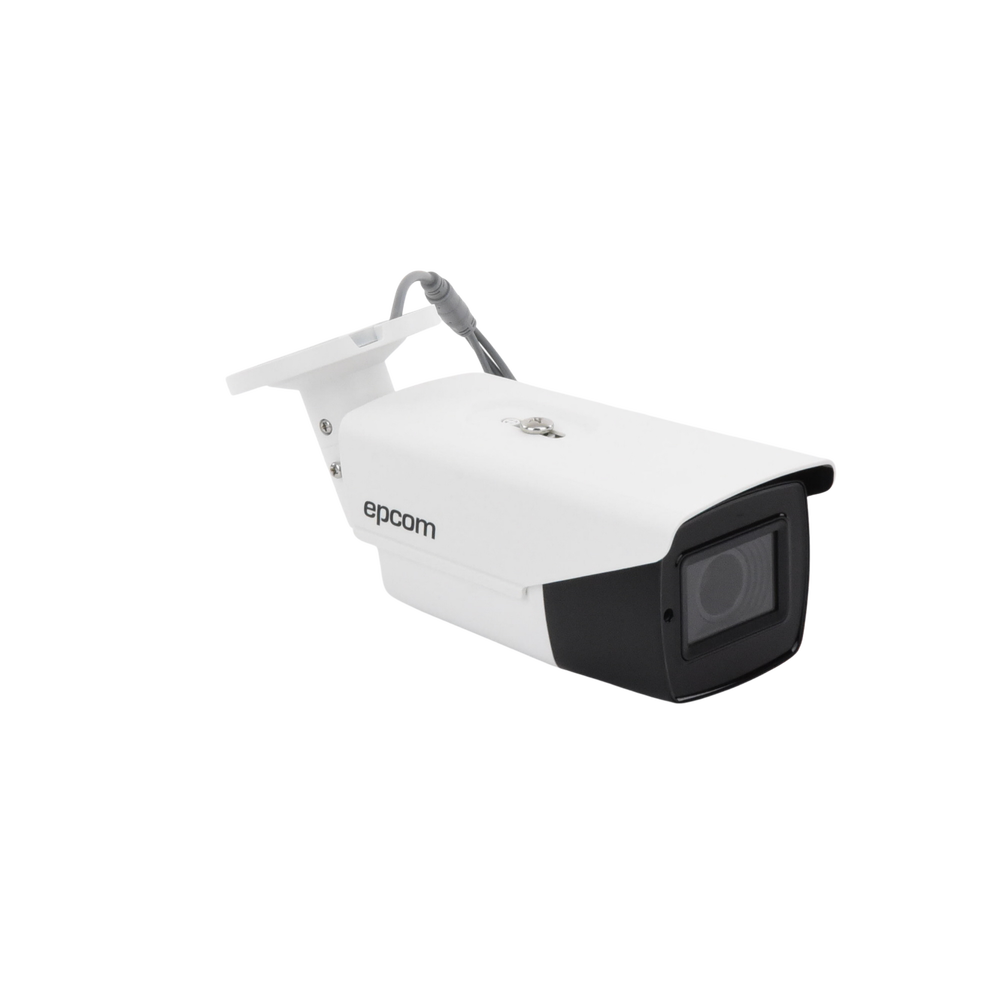 Bullet TURBOHD 4K (8Megapixeles) / Lente Mot. 2.7 a 13.5 mm / Potente IR EXIR de 80 mts / Exterior IP67 / 12 Vcc - 24 VCA / dWDR