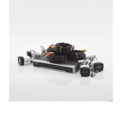 Kit TURBOHD 5 Megapixel / DVR 4 Canales / 4 Cámaras de 5 Megapixel con Micrófono Integrado / 4 Cables 18 Metros / Fuente de Poder Profesional