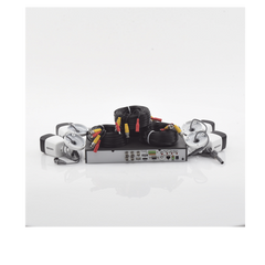 Kit TURBOHD 5 Megapixel / DVR 4 Canales / 4 Cámaras de 5 Megapixel con Micrófono Integrado / 4 Cables 18 Metros / Fuente de Poder Profesional